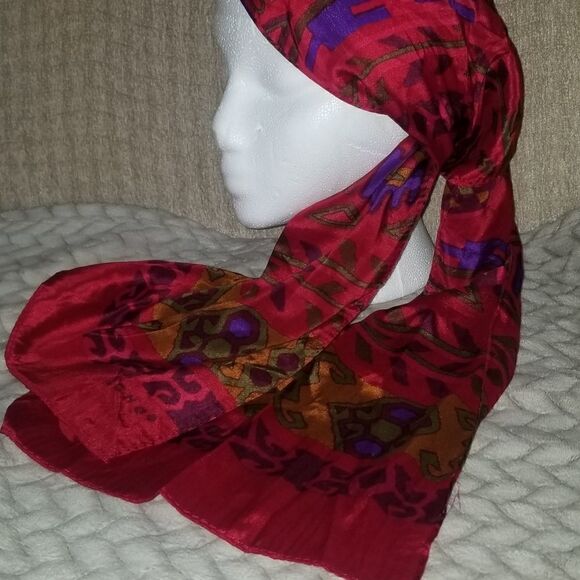 ECHO SCARF  SUPERSLIMS RED    Slims - Picture 8 of 10